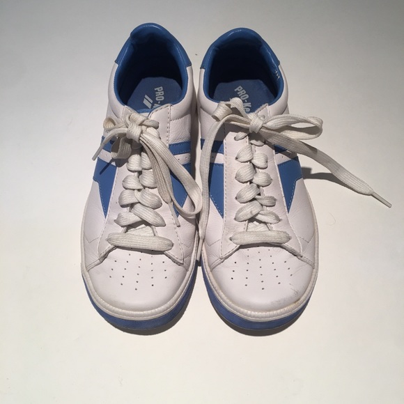 Keds Sneakers Royal Serve leather 8.5 blue & white - Picture 2 of 15